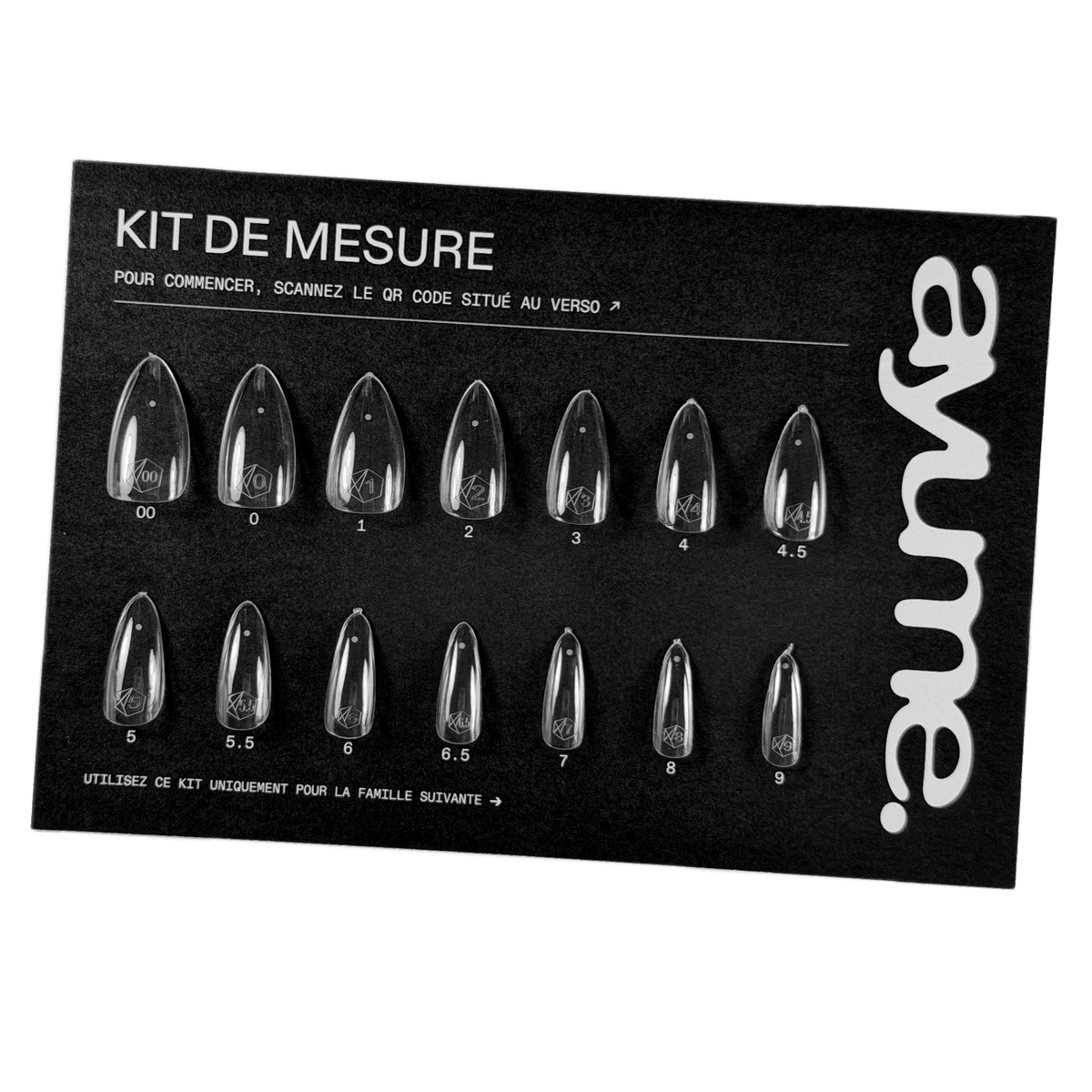 Kit de mesure Classique ayume. : 14 capsules Stiletto en longueur S